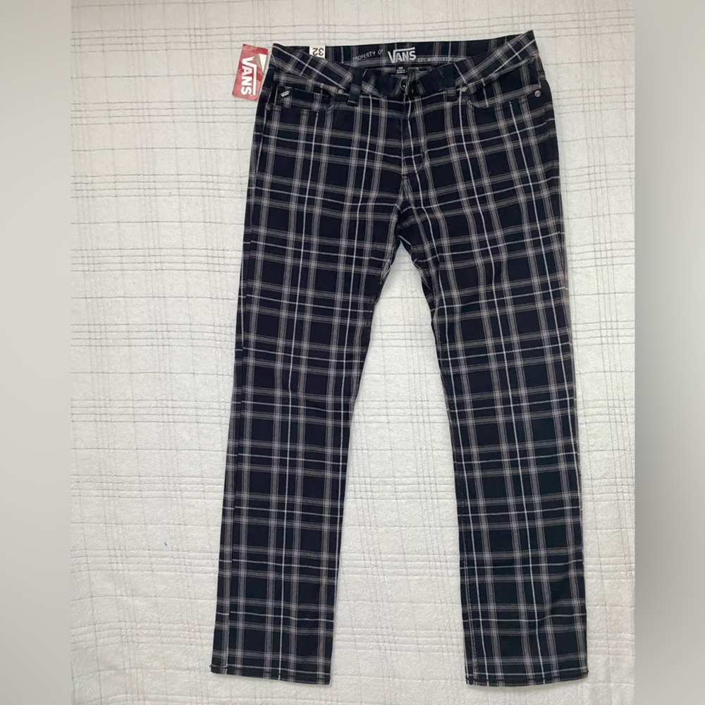 Vans skinny plaid pants